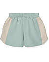 Liewood Altrud Sweatshorts - Ice blue and Sandy - 100% Organic Cotton Shorts