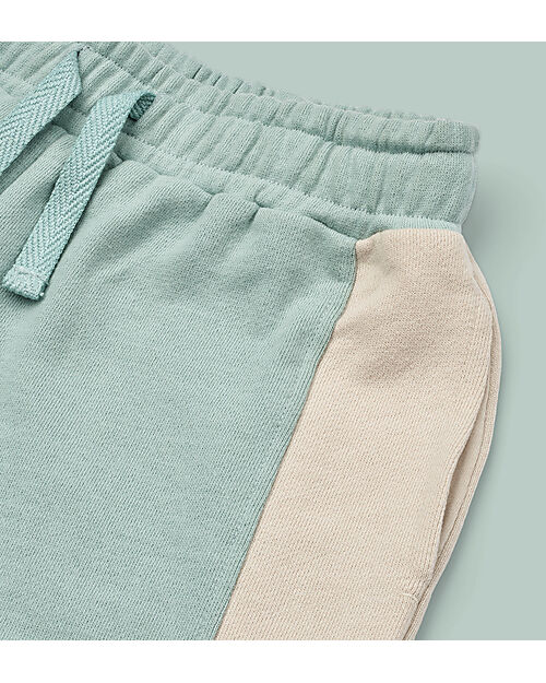 Liewood Altrud Sweatshorts - Ice blue and Sandy - 100% Organic Cotton Shorts