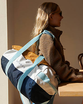 Liewood Alyssa Travel Bag - Midnight Navy /Sea Blue - 100% Recycled Material Travel Bags