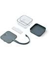 Liewood Amandine Bento Box - Tritan and Silicone - Sea Blue / Whale Blue Snack Boxes