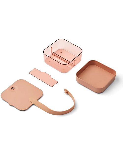 Liewood Amandine Bento Box - Tritan and Silicone - Tuscany Rose / Dusty Raspberry Snack Boxes