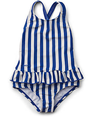 Liewood Amara Swimsuit - Stripe Surf Blue/Creme de la Creme - UPF 50+ Uv-Safe T-shirt