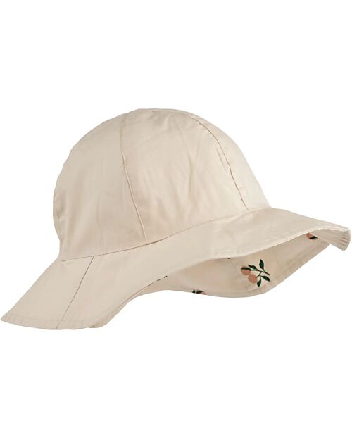 Liewood Amelia Reversible Seersucker Sun Hat - Sandy - Peach Sunhats