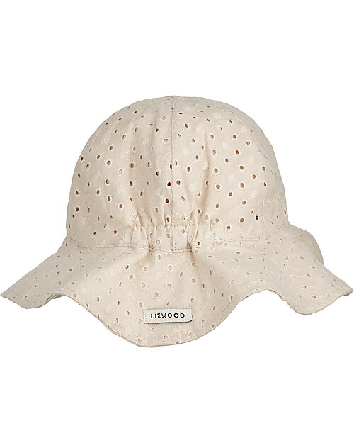Liewood Amelia Reversible Seersucker Sun Hat - Sandy Sunhats