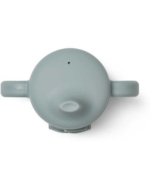 Liewood Amelio Sippy Cup - Blue Fog - Vehicles - 100% Silicone Cups