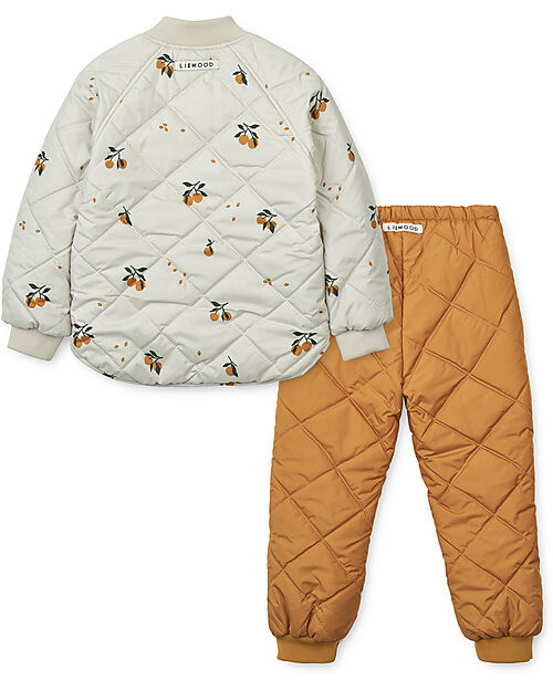 Liewood Anniston Jacket and Pants Set - Peach Sandy - Water Repellent - 100% Recycled Material Trousers