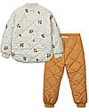 Liewood Anniston Jacket and Pants Set - Peach Sandy - Water Repellent - 100% Recycled Material Trousers
