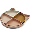 Liewood Arne Divider Plate - Cat - Rose Multi Mix Bowls & Plates