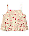 Liewood Aubrey Printed Top - Cherries - Apple Blossom - 100% Organic Cotton Tank Tops