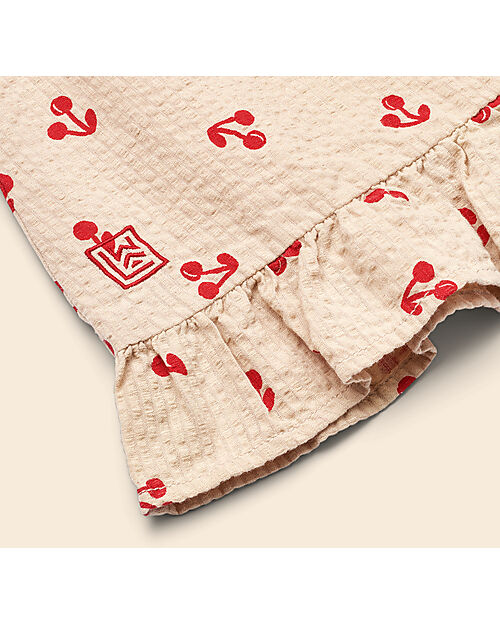 Liewood Aubrey Printed Top - Cherries - Apple Blossom - 100% Organic Cotton Tank Tops