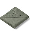 Liewood Augusta Hooded Towel, Dino - Faune Green Towels And Flannels