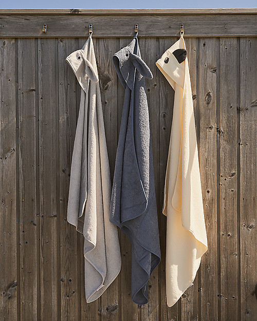 Liewood Augusta Hooded Towel, Panda - Creme de la Creme Towels And Flannels