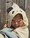 Liewood Augusta Hooded Towel, Panda - Creme de la Creme Towels And Flannels