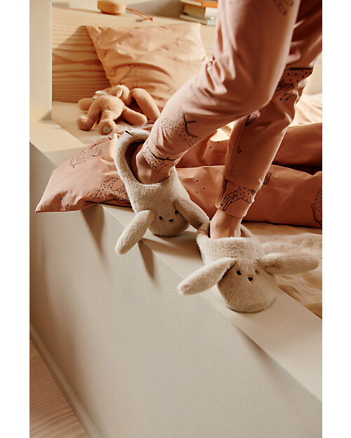 Liewood Aviaja Rabbit Slippers - Mist Slippers