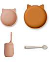 Liewood Baby Feeding Set Cat Cathy - Pale Tuscany Meal Sets