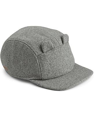Liewood Bear Ears Reese Cap - Grey Melange Winter Hats