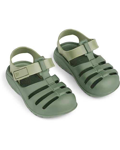 Liewood Beau Sandals - Tea and Faune Green - Flexible Sandals