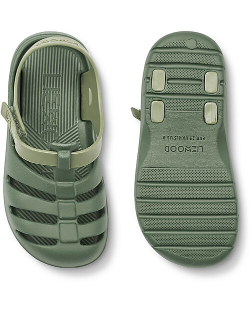 Liewood Beau Sandals - Tea and Faune Green - Flexible Sandals