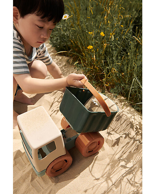 Liewood Beck Toy Sand Truck - Peppermint Multi Mix - Recycled Materials Beach Toys