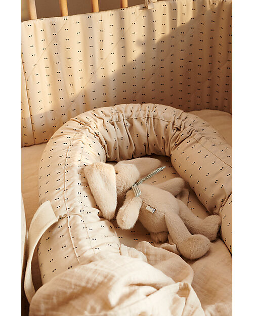 Liewood Binnie Rabbit Small Teddy - Mist - 16 cm - Recycled Material Soft Toys