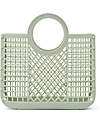 Liewood Bloom Basket Beach Bag - Dusty Mint - Multifunctional Tote Bags