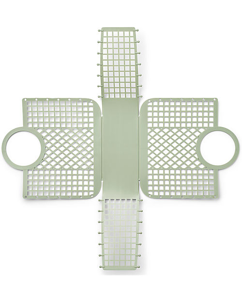 Liewood Bloom Basket Beach Bag - Dusty Mint - Multifunctional Tote Bags