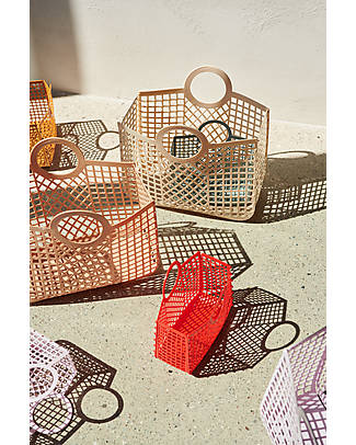 Liewood Bloom Basket Beach Bag - Misty Lilac - Multifunctional Tote Bags