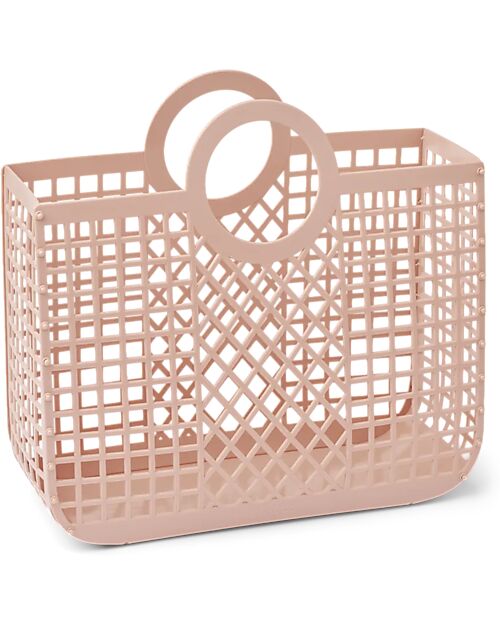 Liewood Bloom Basket Beach Bag - Rose - Multifunctional Tote Bags