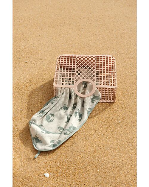 Liewood Bloom Basket Beach Bag - Rose - Multifunctional Tote Bags