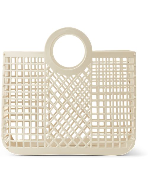 Liewood Bloom Basket Beach Bag - Sandy - Multifunctional Tote Bags