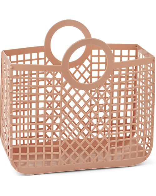 Liewood Bloom Basket Beach Bag - Tuscany Rose - Multifunctional Tote Bags
