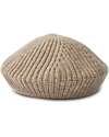 Liewood Borg Beret Hat - Oat Melange - Cotton and Wool Winter Hats