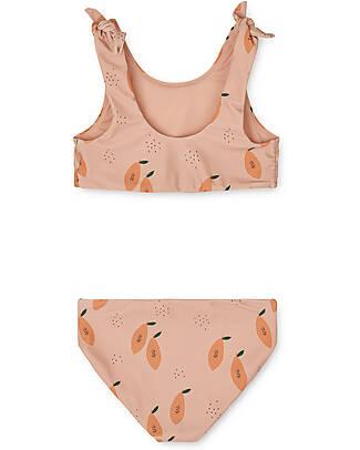 Liewood Bow Bikini Set - Papaya - Pale Tuscany - UPF 50+ Bikinis And Tankinis
