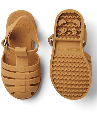 Liewood Bre Sandals - Mustard - Flexible + resistant + safe! Shoes