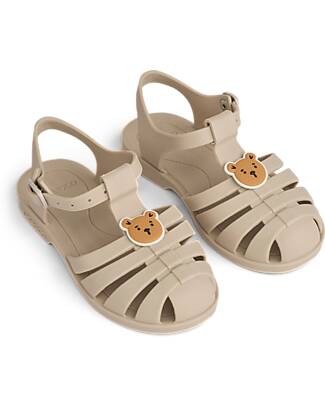 Liewood Bre Sandals with Charms - Bear - Sandy - Flexible + Resistant + Safe! Sandals