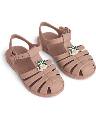 Liewood Bre Sandals with Charms - Peach - Dark Rose - Flexible + Resistant + Safe! Sandals