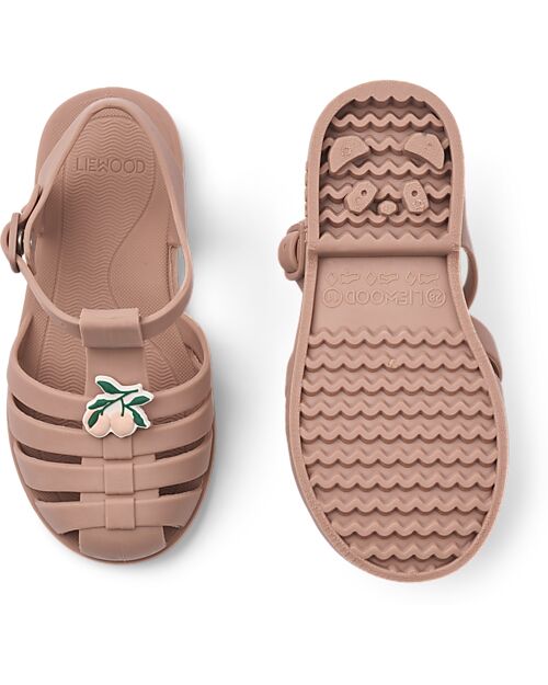 Liewood Bre Sandals with Charms - Peach - Dark Rose - Flexible + Resistant + Safe! Sandals