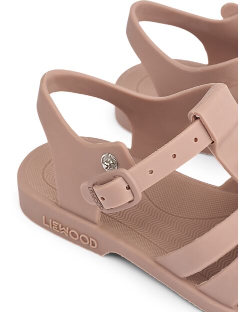 Liewood Bre Sandals with Charms - Peach - Dark Rose - Flexible + Resistant + Safe! Sandals