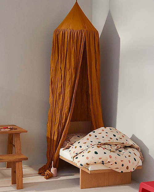 Liewood Canopy Bed - Enzo - Golden Caramel - 100% Organic Cotton Canopies
