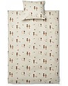 Liewood Carl Adult Bedding - 200 x 140 cm - Doll/Sandy Mix - 100% Organic Cotton Duvet Sets