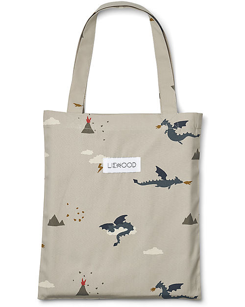 Liewood Carl Adult Bedding - 200 x 140 cm - Little Dragon - Dark Sandy Mix - 100% Organic Cotton Duvet Sets