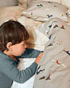 Liewood Carl Adult Bedding - 200 x 140 cm - Little Dragon - Dark Sandy Mix - 100% Organic Cotton Duvet Sets