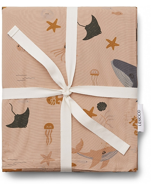 Liewood Carl adult bedding print - 200 x 140 cm - Sea Creature Rose Mix Duvet Sets