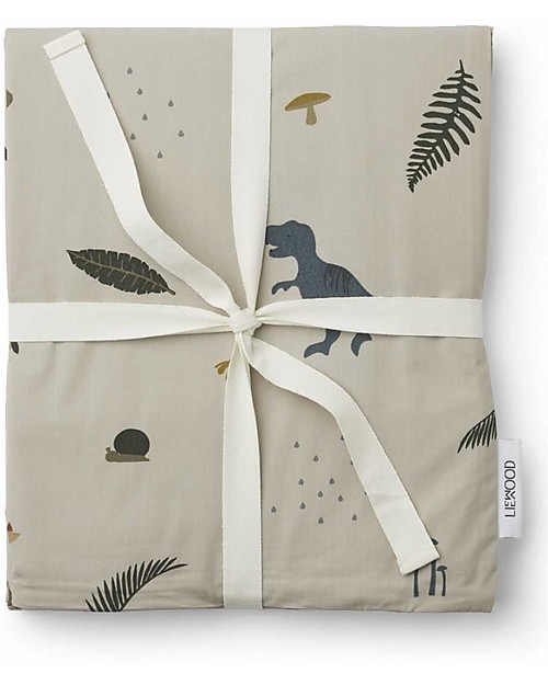 Liewood Carl Adult Bedding Print - Dino Dark Sandy Mix - 200 x 140 cm Duvet Sets