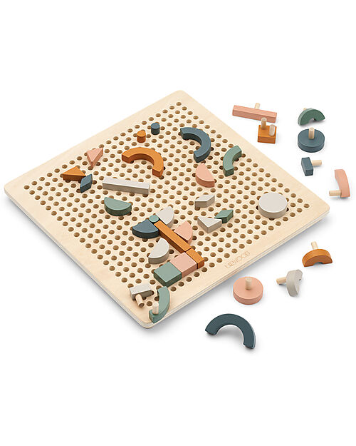 Liewood Cecily Wooden Puzzle 36 Pieces - Faune Green Multi Mix Puzzles