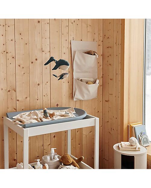 Liewood Cille Changing Mat - Blue Fog  - 6.5 x 53 x 72 cm Changing Tables