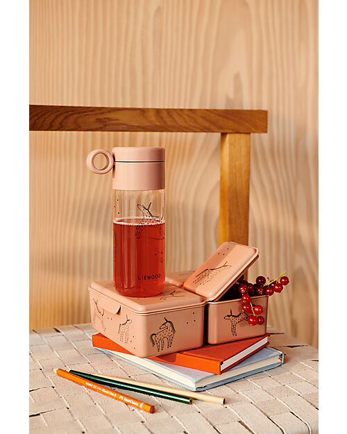 Liewood Clemence Tritan Bottle 350 ml - Unicorn - Pale Tuscany Non-Thermal Water Bottles