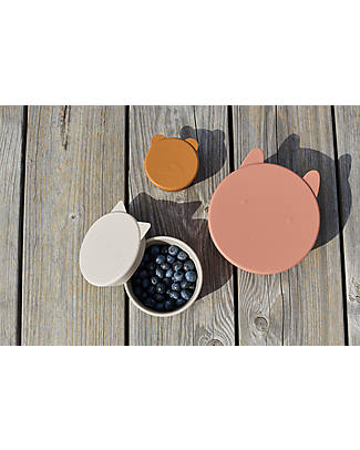 Liewood Corgan Snack Box 3 pack - Rose Multi Mix - 100% Silicone Snack Boxes