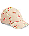 Liewood Danny Baseball Cap - Cherries - Apple Blossom - 100% Organic Cotton Sunhats