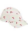 Liewood Danny Baseball Cap - Cherries - Sandy - 100% Organic Cotton Sunhats